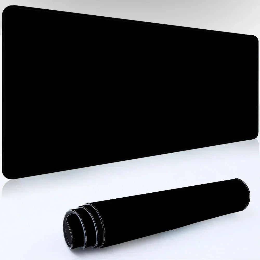 Alfombrilla grande blanca para ratón, alfombra sencilla de 900x400, cojín para juegos de Pc, alfombrilla de escritorio Xxl, accesorios grandes para mesa de ordenador